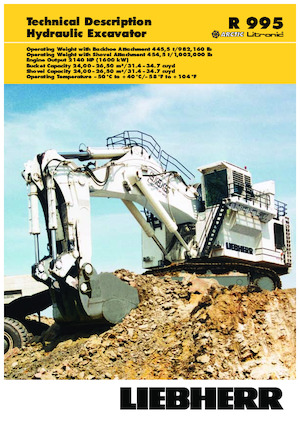 Excavadoras de orugas Liebherr R995