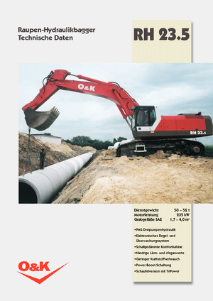 Excavadoras de orugas O&K RH 23.5
