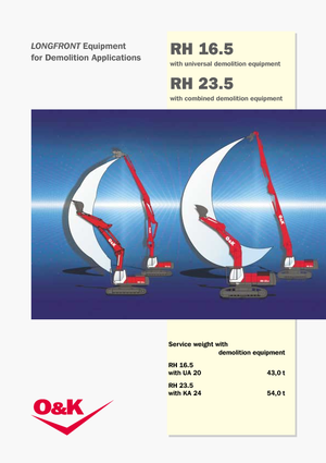 Excavadoras de orugas O&K RH 16.5