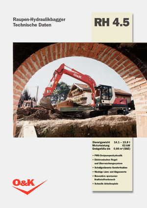 Excavadoras de orugas O&K RH 4.5