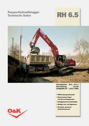 Excavadoras de orugas O&K RH 6.5