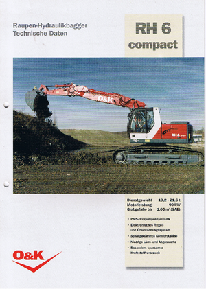 Excavadoras de orugas O&K RH 6 Compact