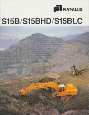 Excavadoras de orugas Fiatallis S15B