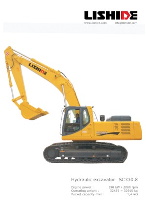 Excavadoras de orugas Lishide SC330.8LC