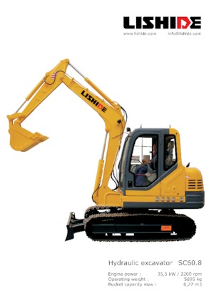 Miniexcavadoras Lishide SC60.8