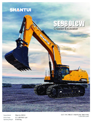 Excavadoras de orugas Shantui SE980LCW 