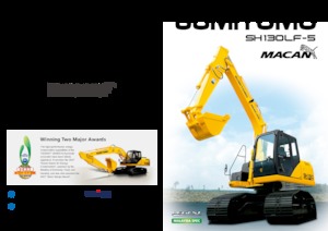Excavadoras de orugas Sumitomo SH130LF-5 MACAN