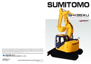 Excavadoras de orugas Sumitomo SH135XU-3B