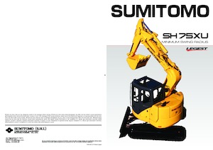 Excavadoras de orugas Sumitomo SH75XU-3B