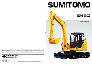 Excavadoras de orugas Sumitomo SH80-3B