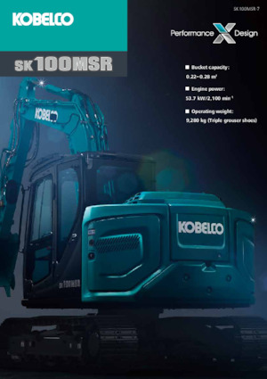 Excavadoras de orugas Kobelco SK 100 MSR 7