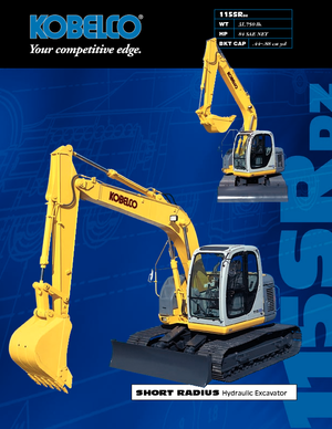 Excavadoras de orugas Kobelco SK 115 SR