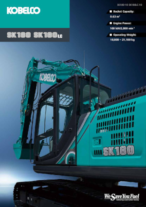 Excavadoras de orugas Kobelco SK 180 10