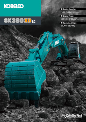 Excavadoras de orugas Kobelco SK 380 XDLC