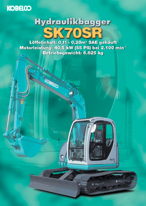 Excavadoras de orugas Kobelco SK 70 SR
