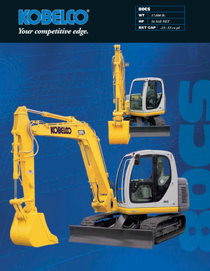Excavadoras de orugas Kobelco SK 80 MSR