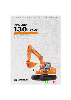 Excavadoras de orugas Doosan Solar 130 LC-V