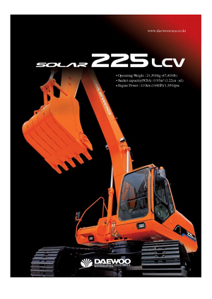 Excavadoras de orugas Doosan Solar 225 LC-V