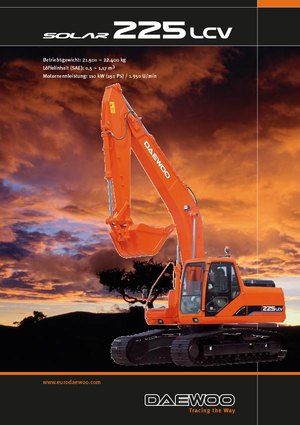Excavadoras de orugas Doosan Solar 225 LC-V