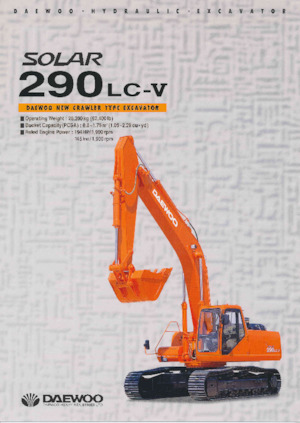 Excavadoras de orugas Daewoo SOLAR 290LC-V