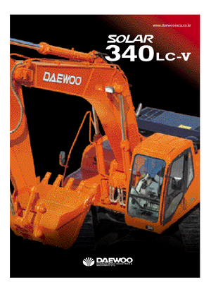 Excavadoras de orugas Doosan Solar 340 LC-V