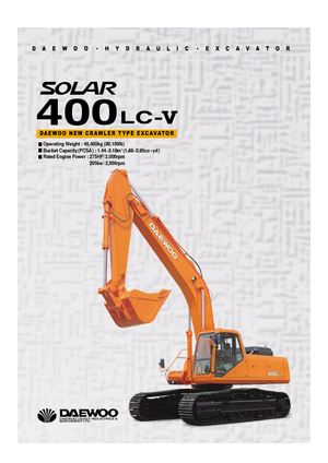 Excavadoras de orugas Doosan Solar 400 LC-V