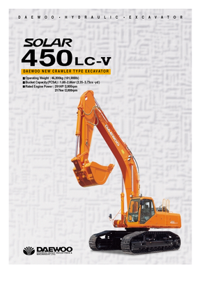 Excavadoras de orugas Doosan Solar 450 LC-V