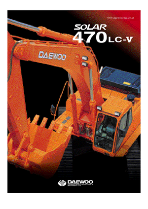 Excavadoras de orugas Doosan Solar 470 LC-V