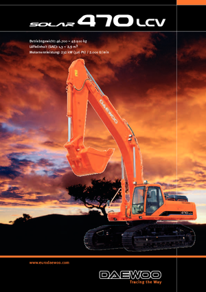 Excavadoras de orugas Doosan Solar 470 LC-V