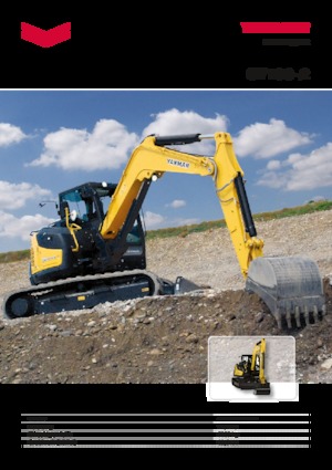 Excavadoras de orugas Yanmar SV 100-2 CR