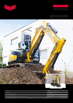 Excavadoras de orugas Yanmar SV 100-2 PBCR