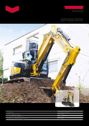 Excavadoras de orugas Yanmar SV 100-2 PBCR
