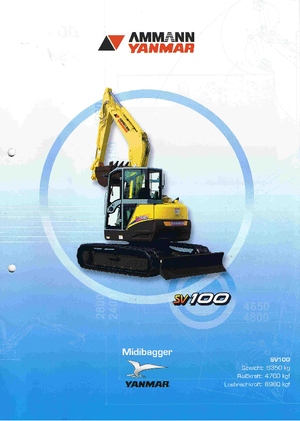 Excavadoras de orugas Yanmar SV 100
