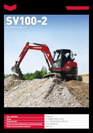 Excavadoras de orugas Yanmar SV100-2 