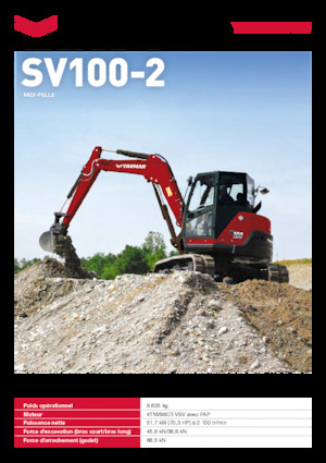 Excavadoras de orugas Yanmar SV100-2 