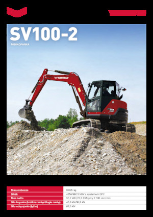 Excavadoras de orugas Yanmar SV100-2 