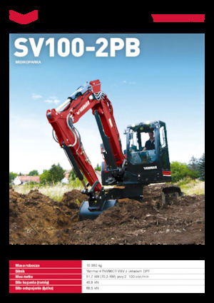 Excavadoras de orugas Yanmar SV100-7-2PB 