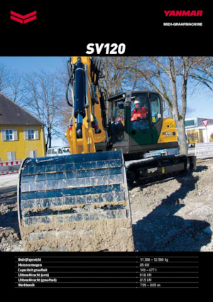 Excavadoras de orugas Yanmar SV120