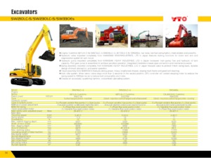 Excavadoras de orugas YTO SW210LC-5