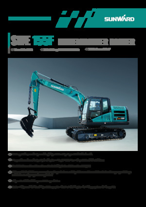 Excavadoras de orugas Sunward SWE155F