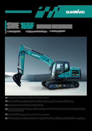Excavadoras de orugas Sunward SWE155F