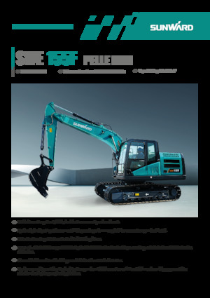 Excavadoras de orugas Sunward SWE155F