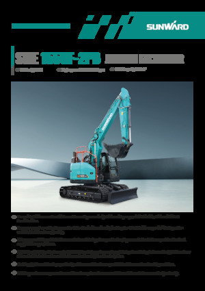 Excavadoras de orugas Sunward SWE155UF-2PB