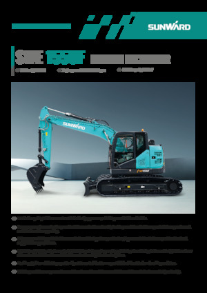 Excavadoras de orugas Sunward SWE155UF