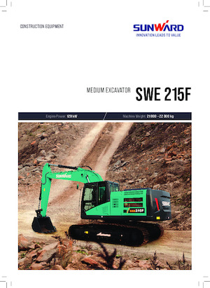 Excavadoras de orugas Sunward SWE215F-5A
