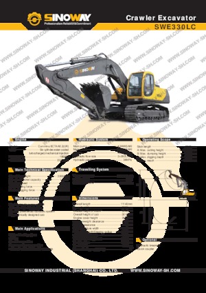 Excavadoras de orugas Sinoway SWE330LC