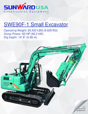 Excavadoras de orugas Sunward SWE90F-1 