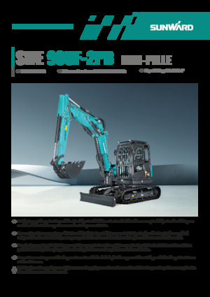 Excavadoras de orugas Sunward SWE90UF-2PB