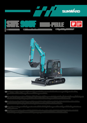Excavadoras de orugas Sunward SWE90UF