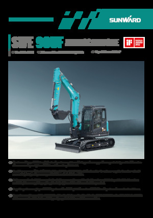 Excavadoras de orugas Sunward SWE90UF